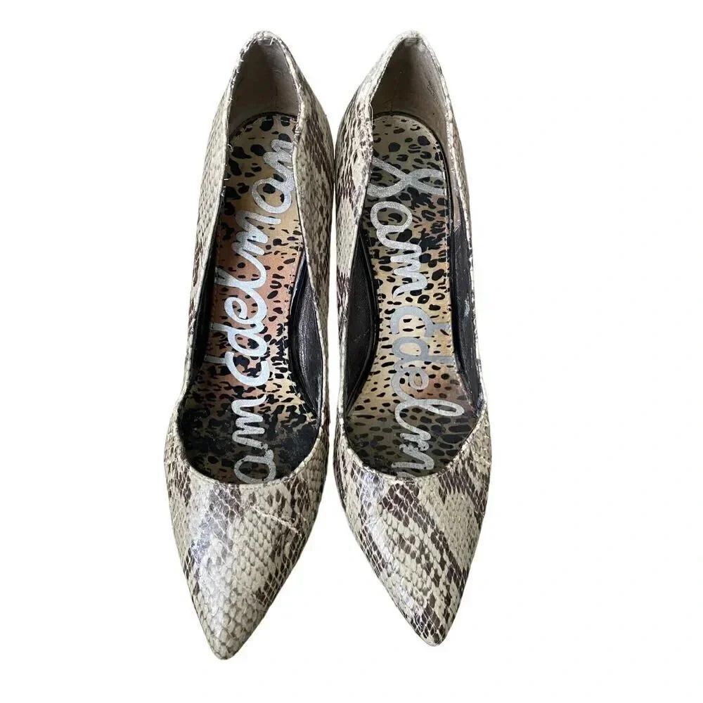 Sam Edelman snake print pumps